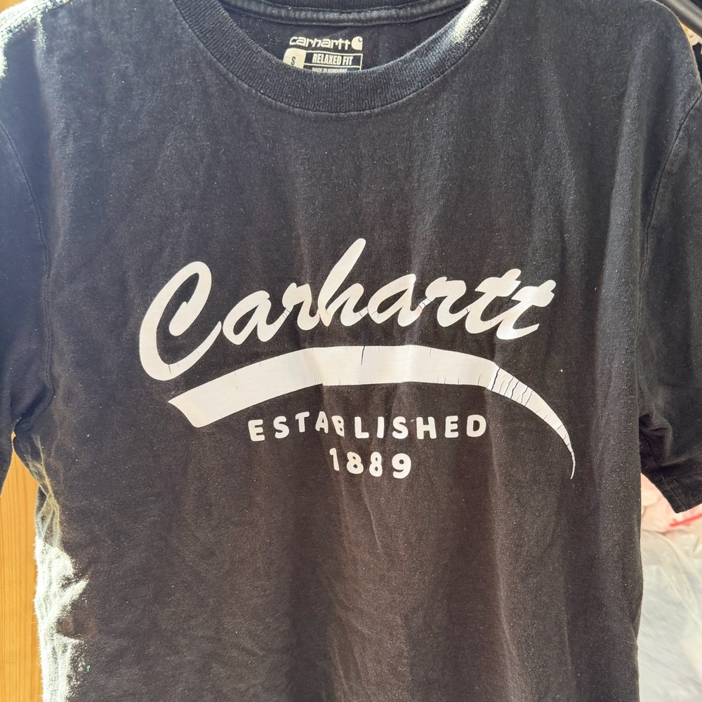 🌹Carhartt Black Graphic Tee